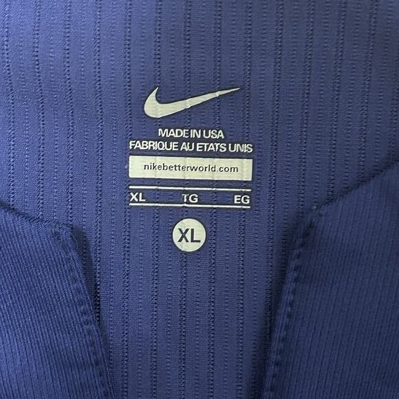 Nike Men’s X-Large 2023 Pro Elite Team Half-Zip Track Warm Up Made In USA Blue - Picture 2 of 3